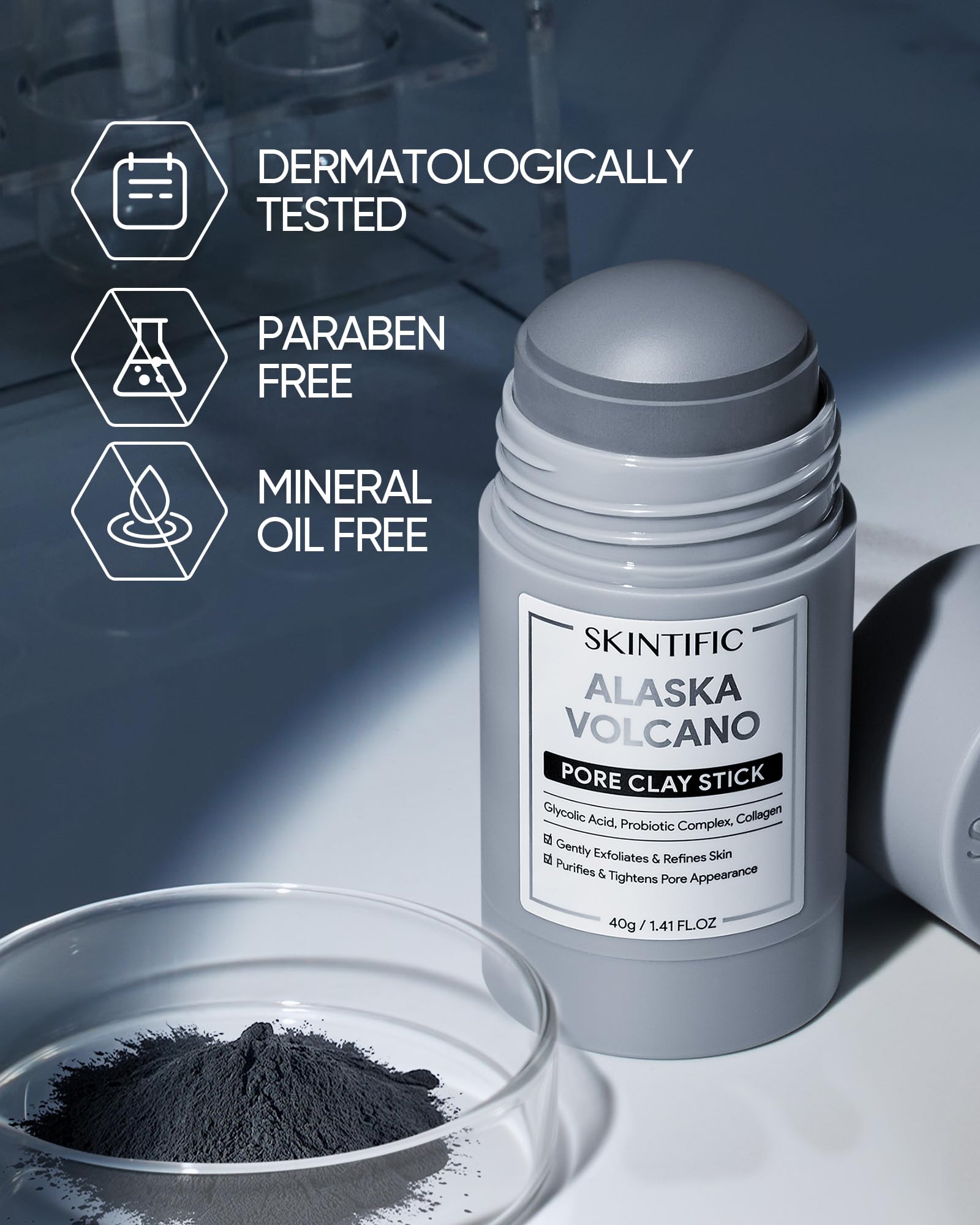 SKINTIFIC Ceramide hydration routine application image for aftercare.