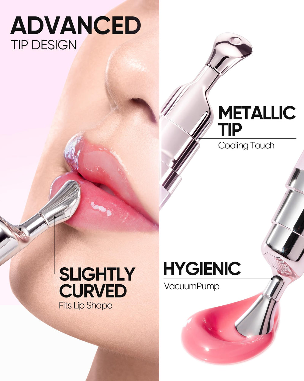 Skintific peptide-plump formula highlighting subtle lip plumping effect