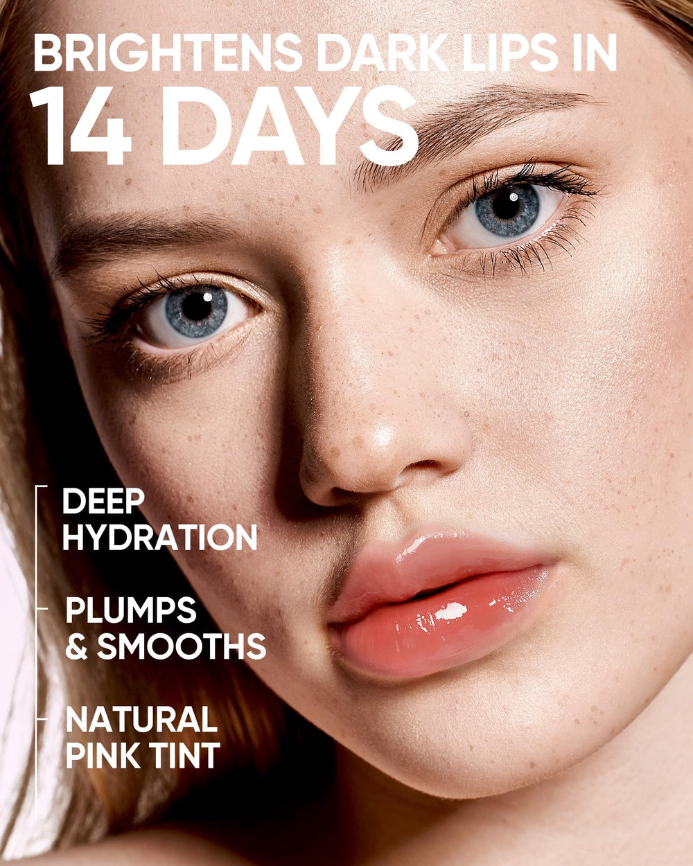 SKINTIFIC lip serum roller application shows cooling comfort and quick absorption