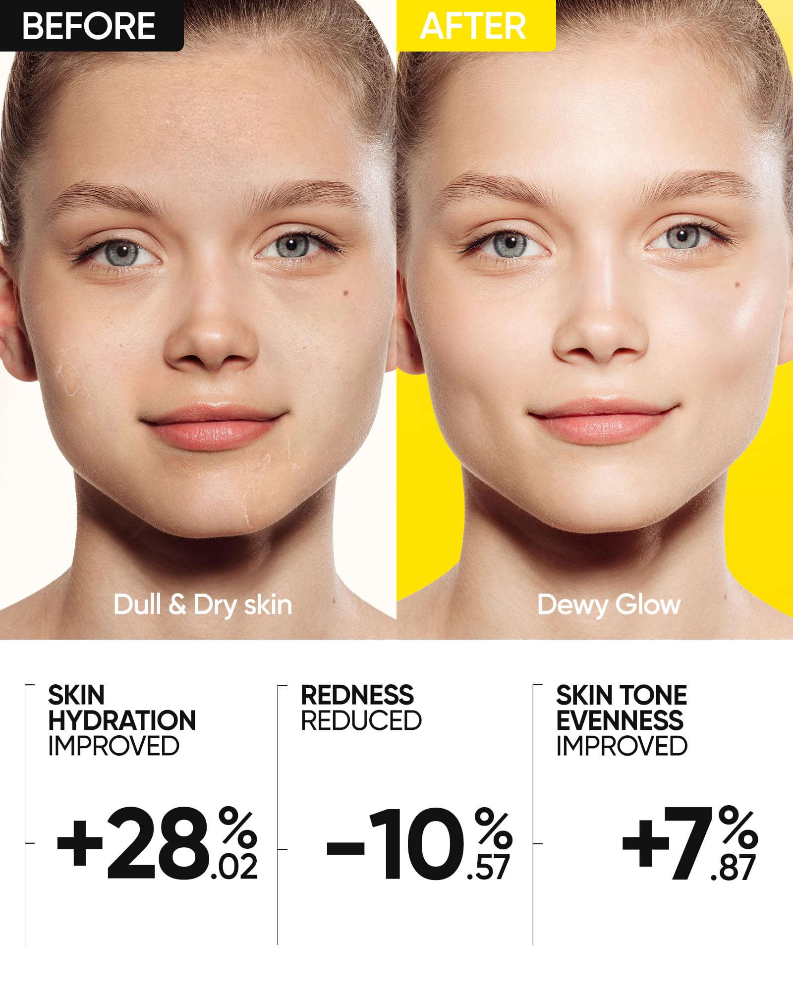 Skintific Radiance Booster Serum Spray oil layer glow from Squalane.
