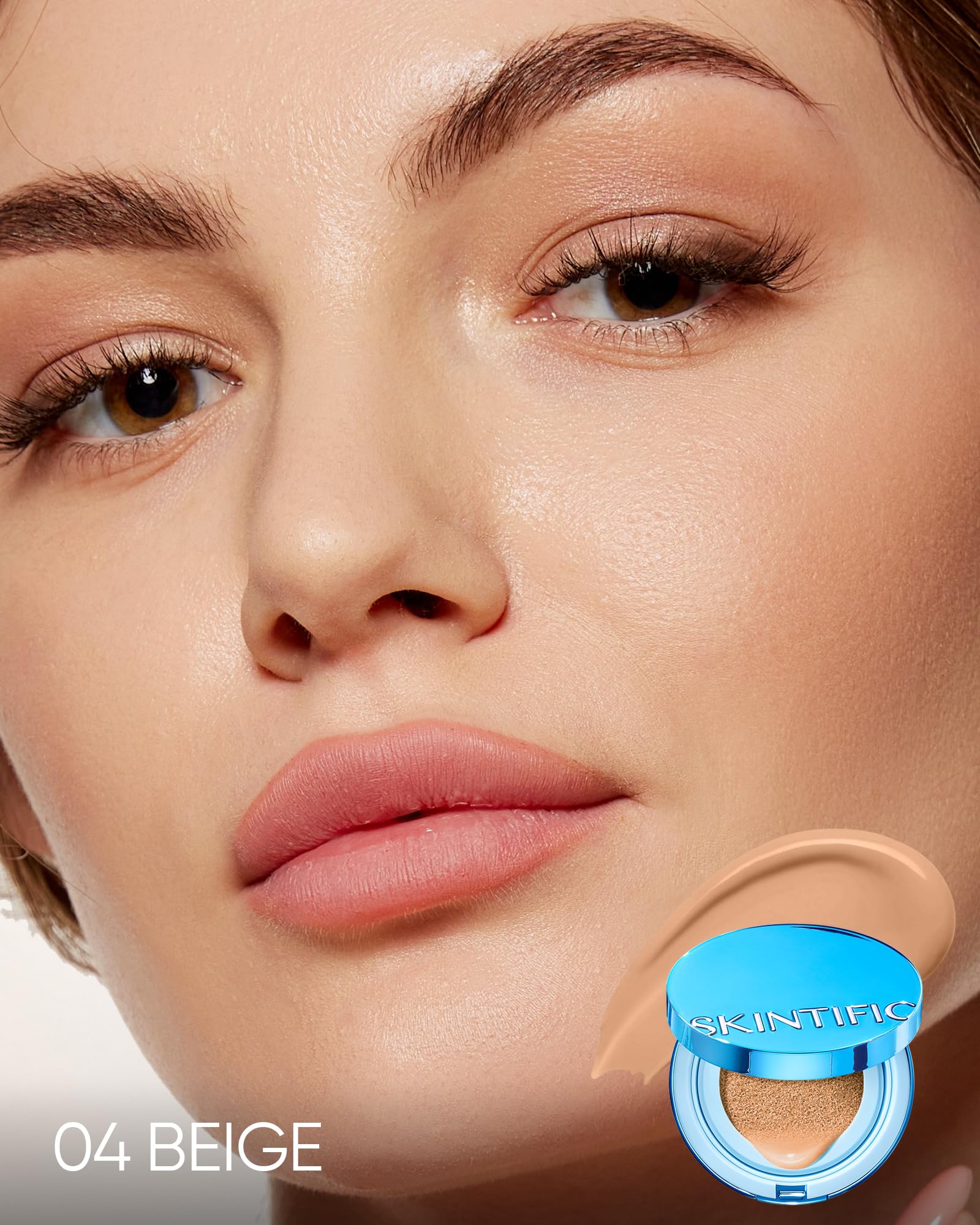 SKINTIFIC Velvet Matte close-up shows velvet texture and seamless blend