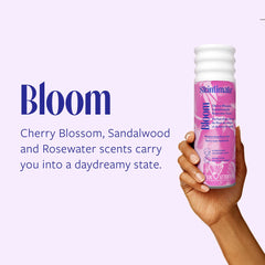 Skintimate Bloom shave gel foam close-up showing creamy glide
