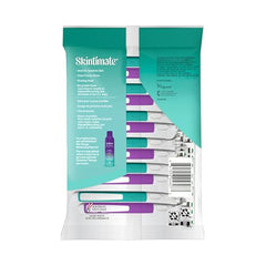 Skintimate razor pivoting head close-up adapts to curves for smooth contour shaving.