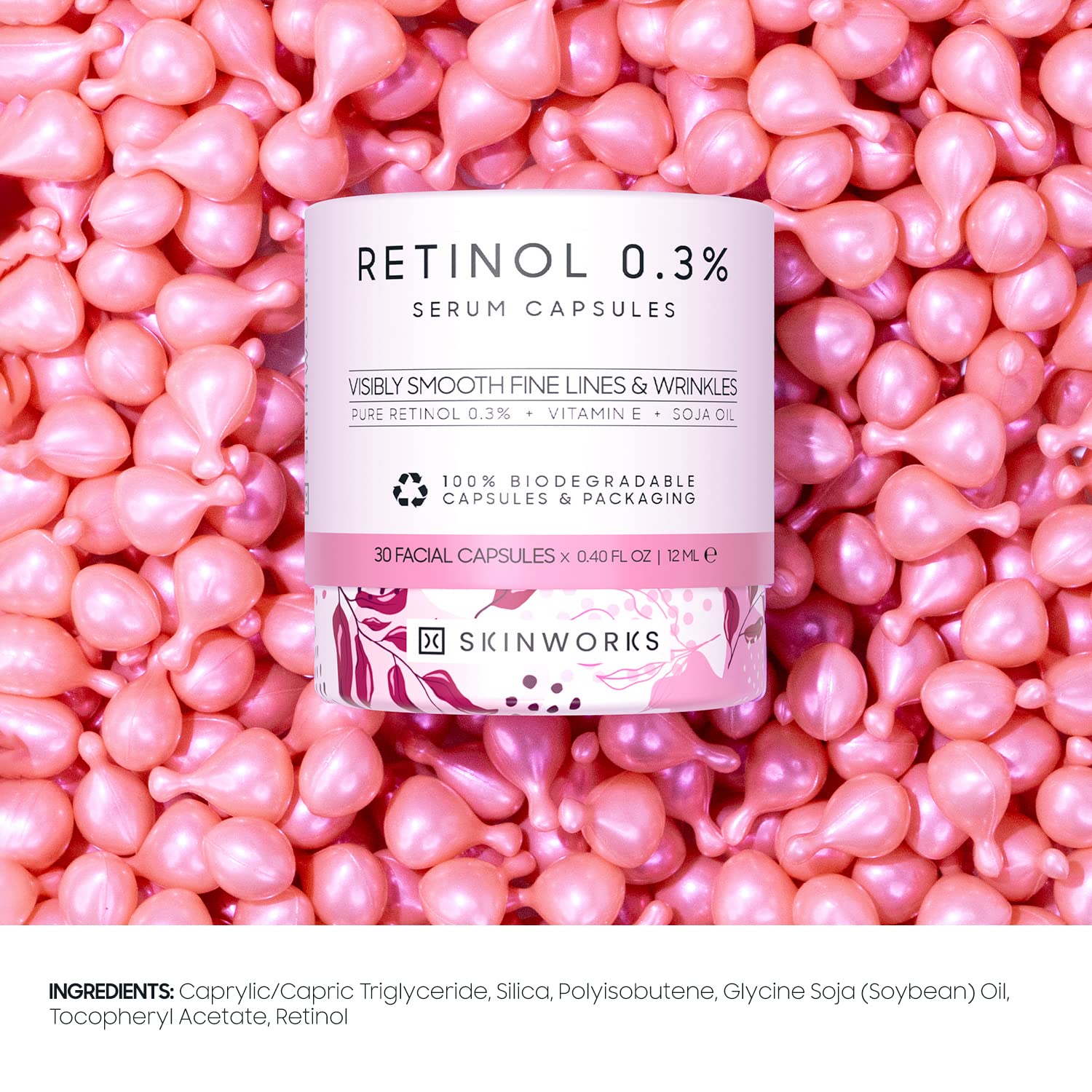 Skinworks night-routine-application photo shows easy nightly steps.