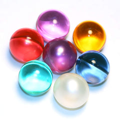 SKLEER bath oil beads rose scent close-up releasing fragrance during soak