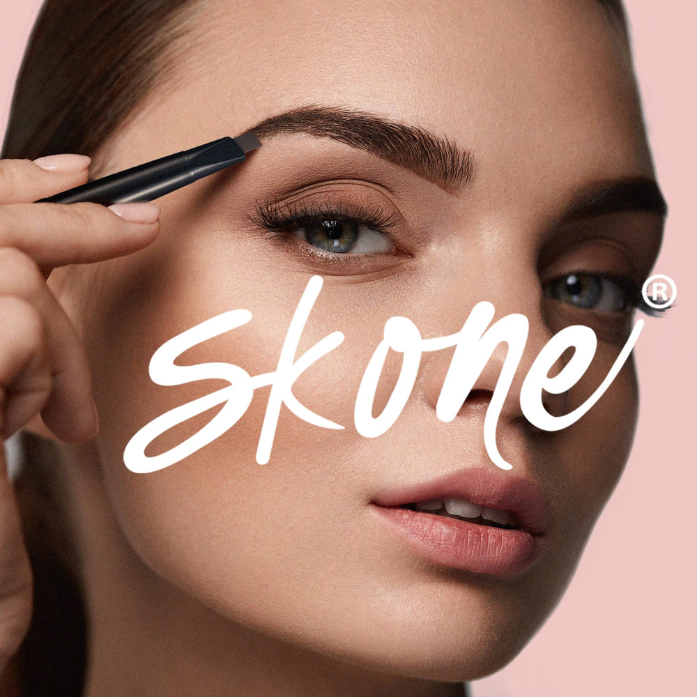 Skone Brow Wand Chocolate shade ideal for brunettes.