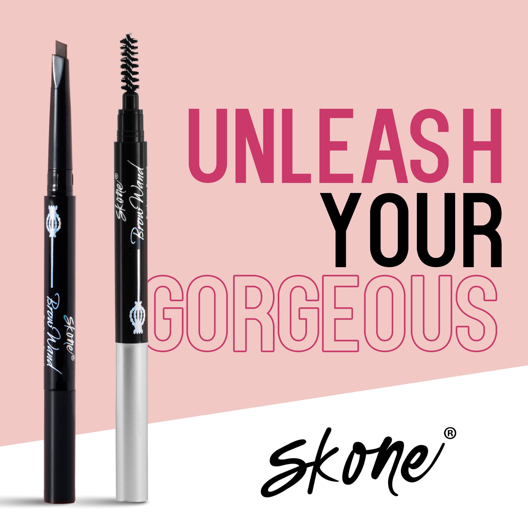 Skone Brow Wand sleek brow definition with precise strokes.