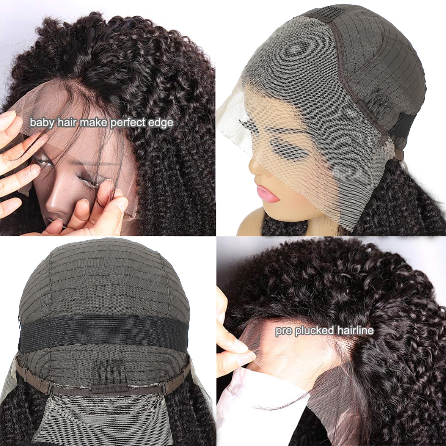 Skouty 24inch kinkycurly wig density-180 for a full, bouncy look.