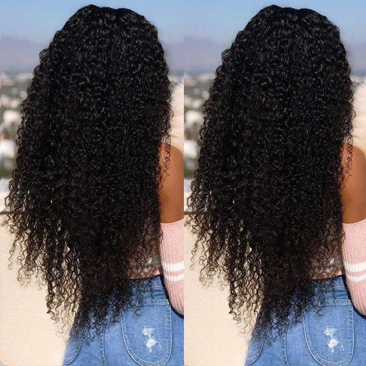 Skouty 30-inch kinkycurly wig can be dyed or curled for custom looks