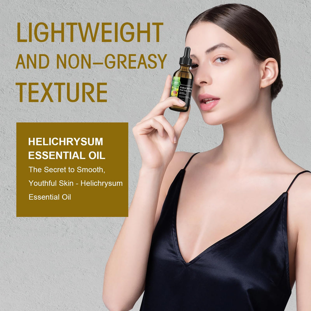 SKSOYT paracress facial oil on neck care for firming and hydration.
