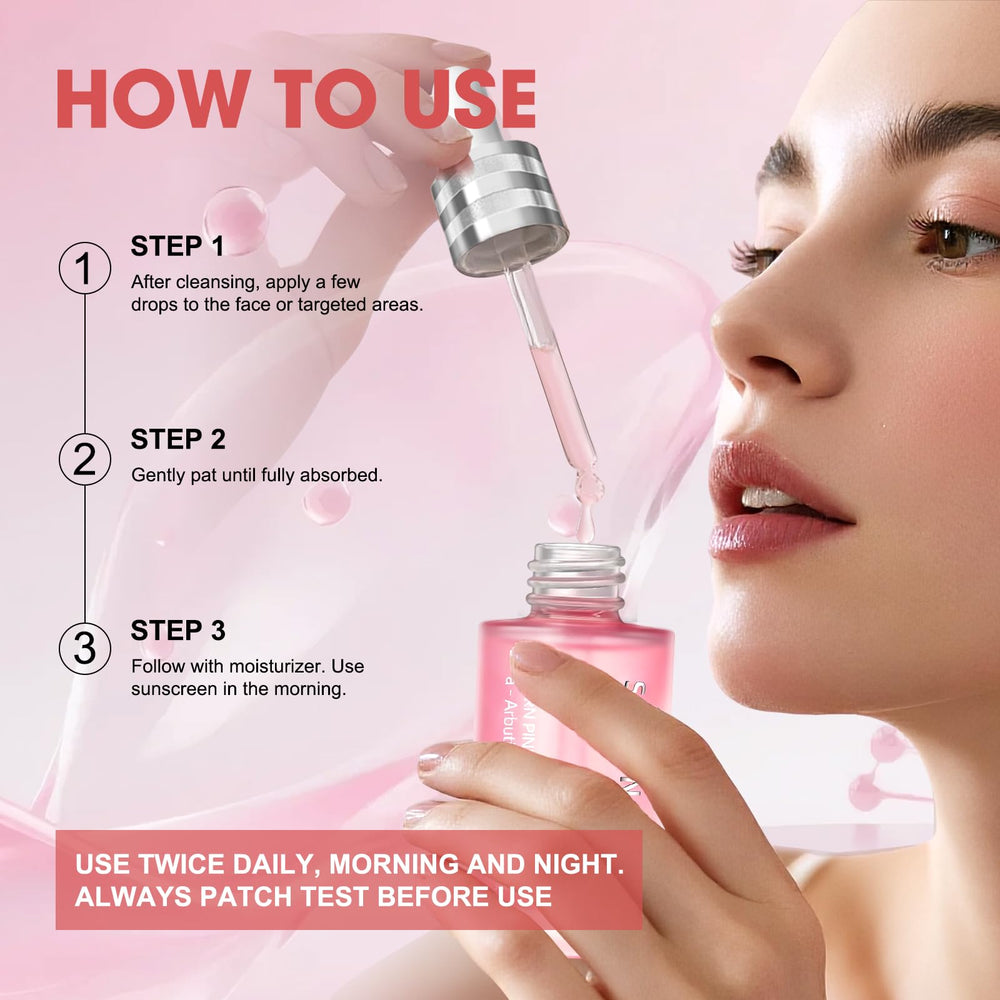 SKSOYT Pink Peptide 12 PDRN Serum applying on hand demonstrates hydrating routine