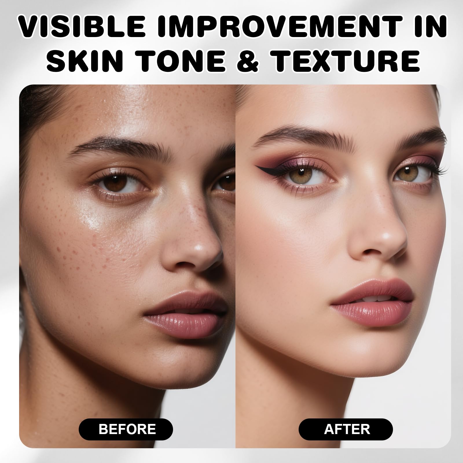 SKSOYT Salmon DNA Serum with derma roller illustration demonstrates microneedling compatibility.