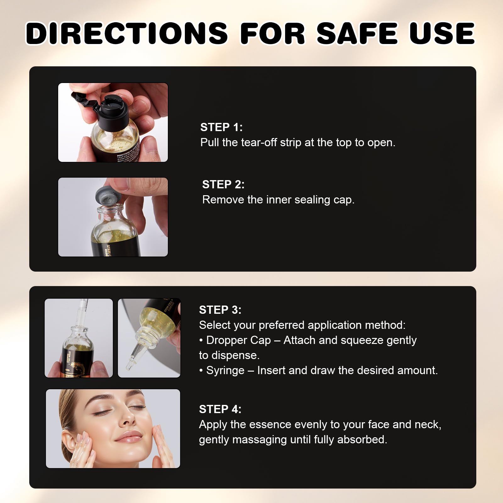 SKSOYT Salmon DNA Serum label highlighting cruelty-free quality