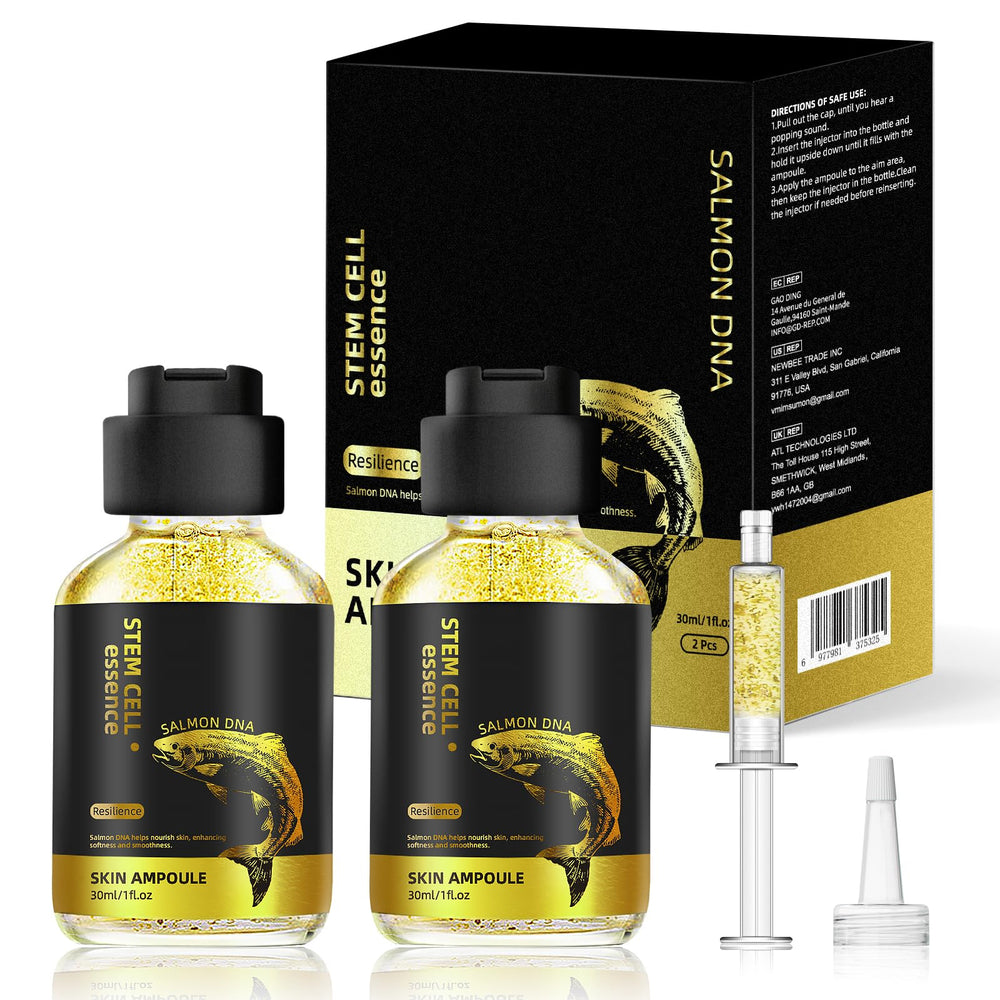 SKSOYT Serum ADN de salmón, ampolla para rostro, absorción profunda.