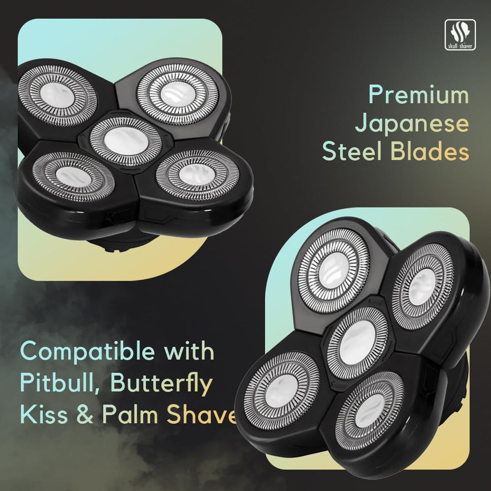 Skull Shaver Carver 5 blades support efficient shaving for daily routines