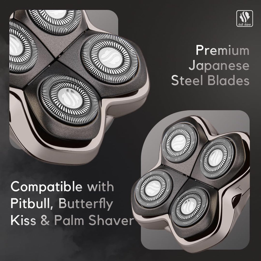 Skull Shaver Forte PRO 4 wet and dry use for flexible grooming routines.