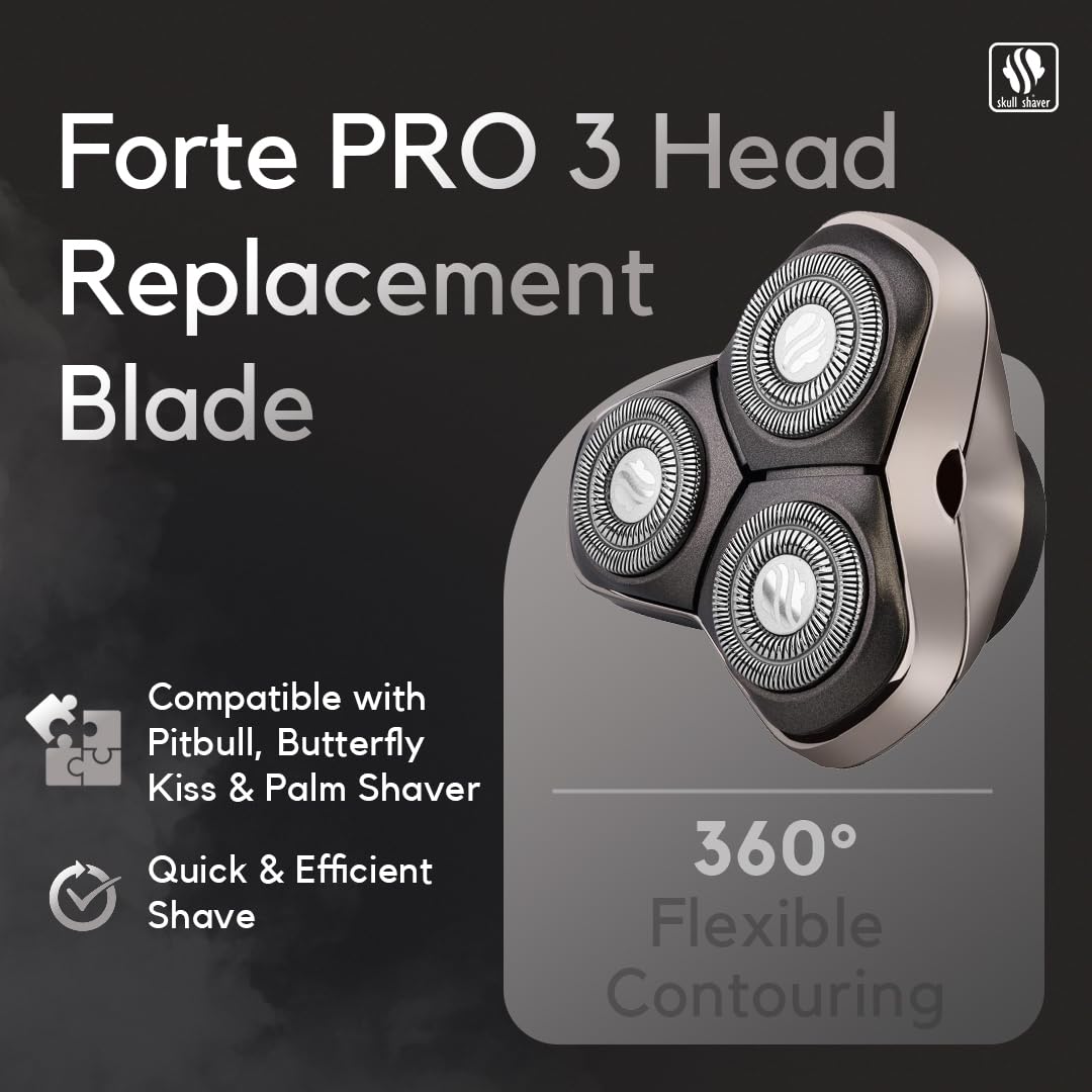 Skull Shaver Forte PRO design for skin comfort close-up