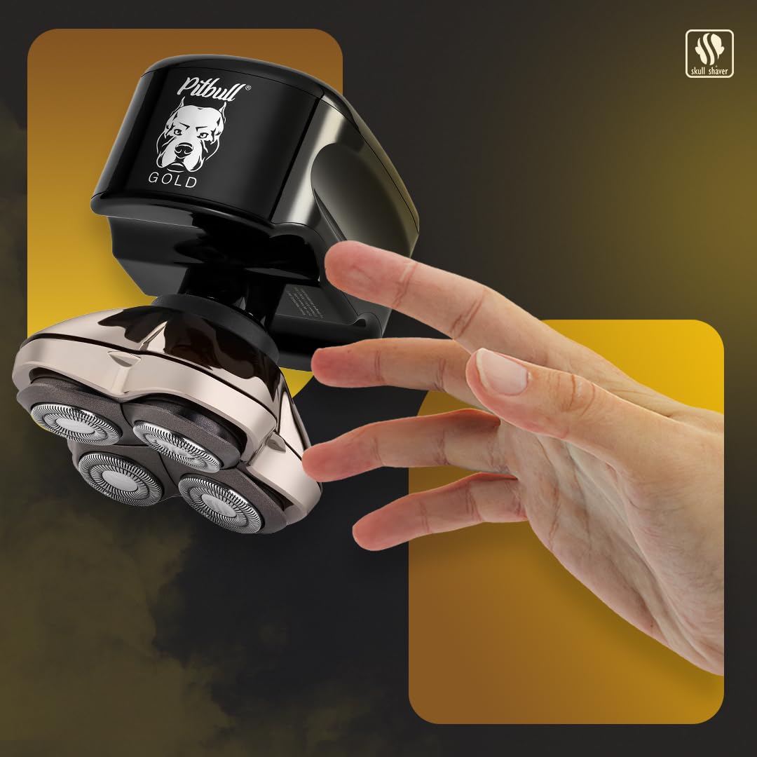 Skull Shaver Pitbull Gold Pro GX5 motor close-up conveys powerful performance.