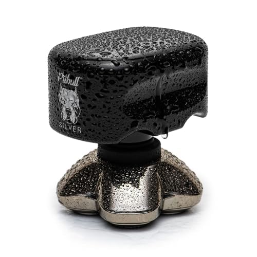 Skull Shaver Pitbull Silver PRO SX5 on-the-go use-case for quick, mess-free sessions.