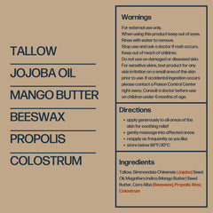 Sky and Sol Everything Cream beef tallow texture illustrating natural nourishment.