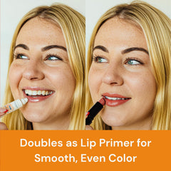 Sky and Sol Lip Jelly SPF 25 tube application shows smooth, non-greasy finish