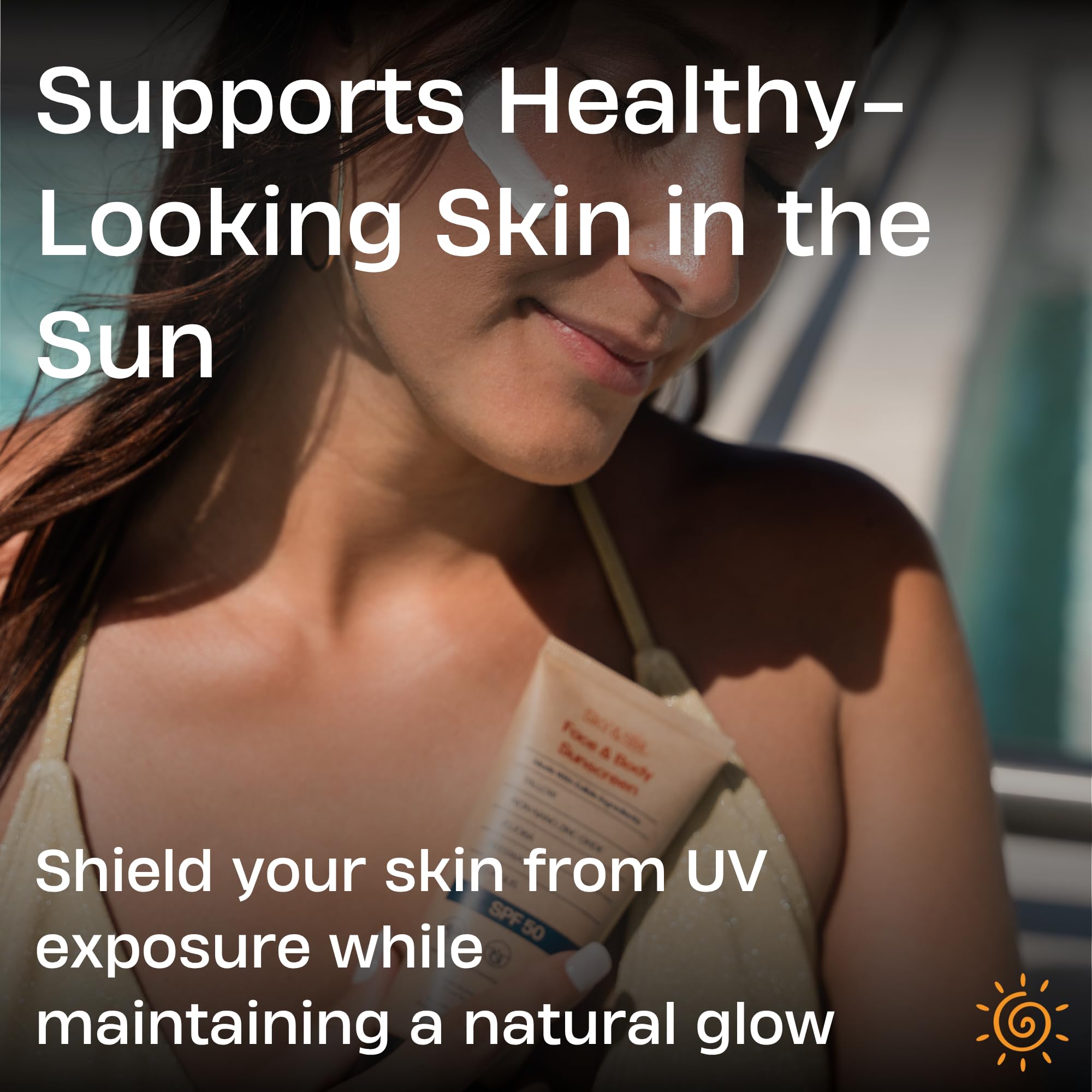 Sky and Sol reef-safe SPF30 packaging signals reef-friendly protection.