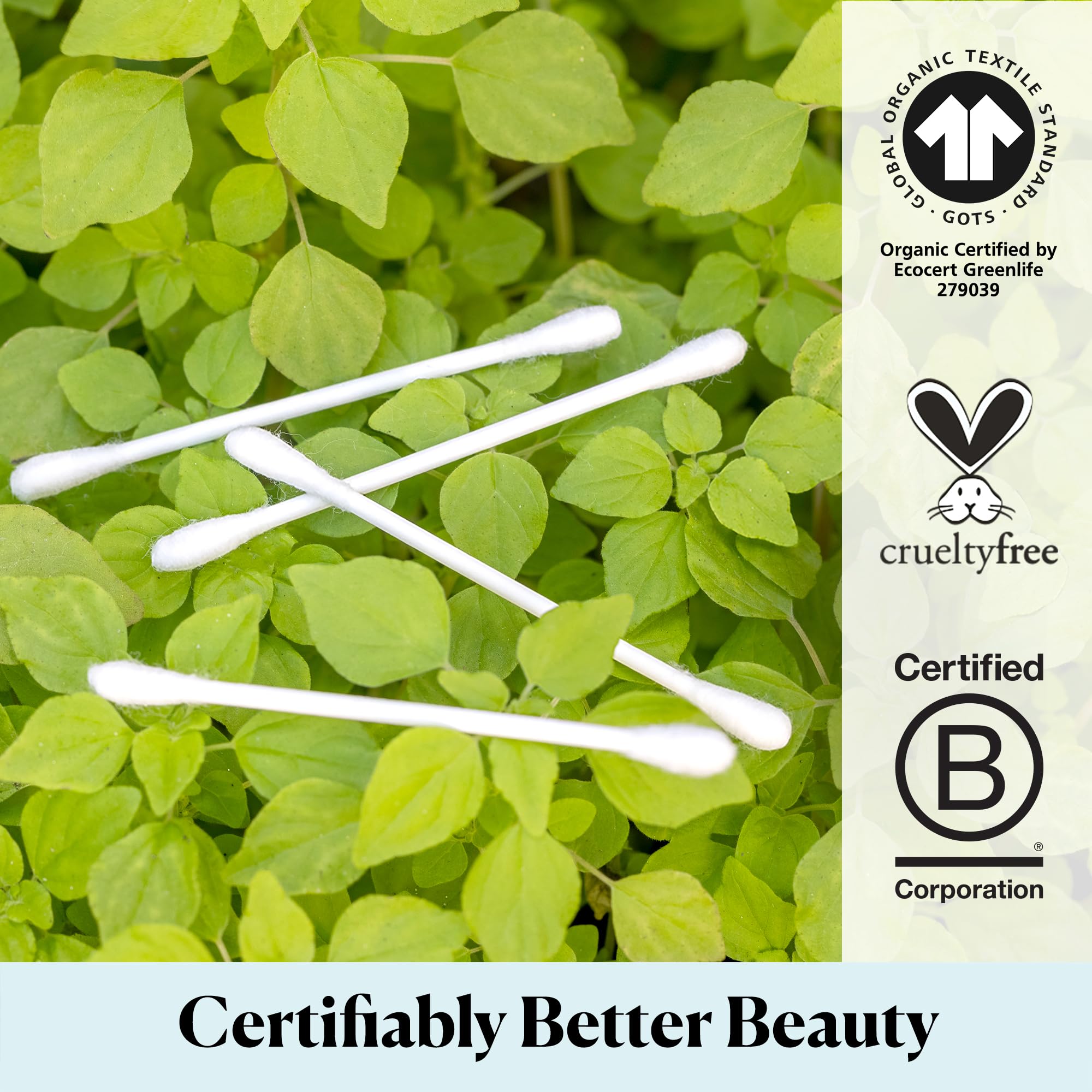 Sky Organics makeup-removal friendly swabs for precise touch-ups.
