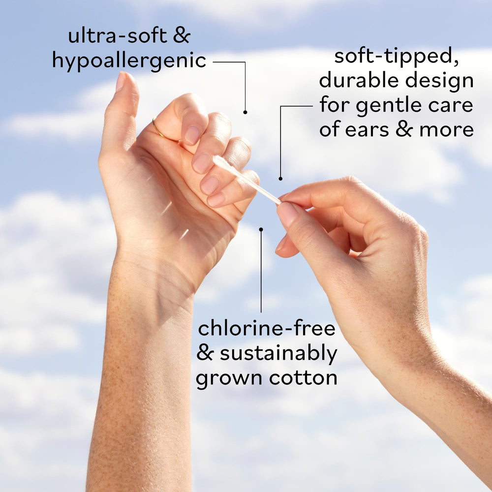 Sky Organics four-pack packaging for easy, mess-free use.