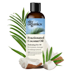 Sky Organics Hydrating Dry Oil bottle shot shows fast-absorbing hydration for face and body