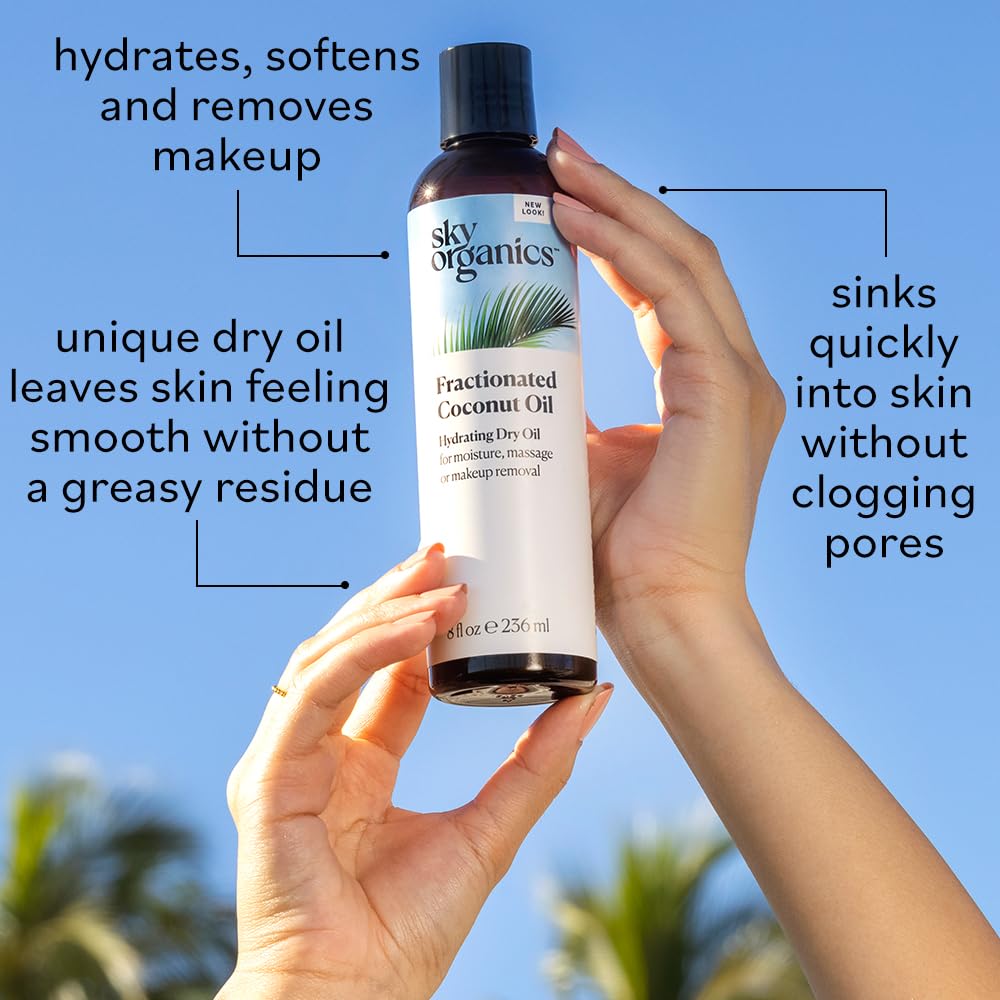 Sky Organics Hydrating Dry Oil makeup removal demonstrates residue-free cleansing