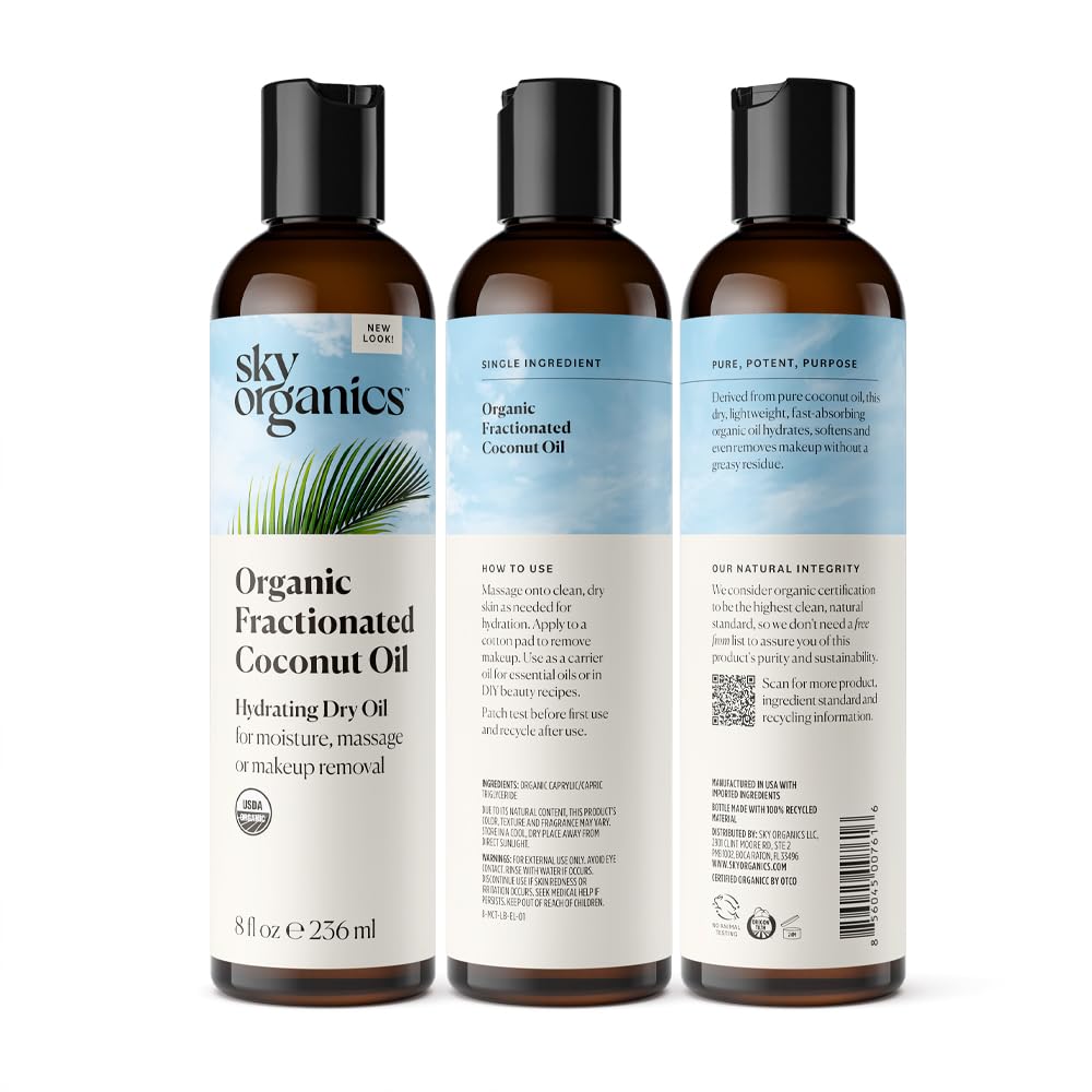 Sky Organics Hydrating Dry Oil vegan cruelty-free badge reinforces ethical beauty