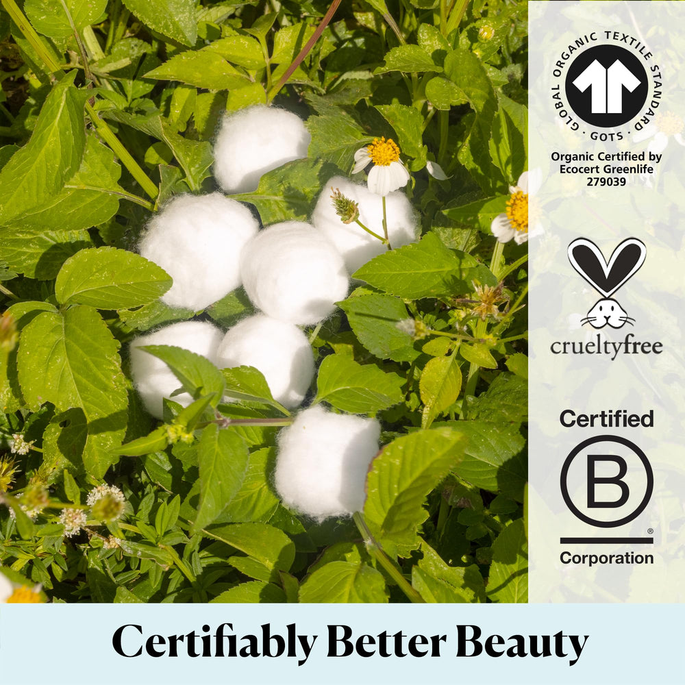 Sky Organics jumbo cotton balls in daily beauty routine for toners and skincare.