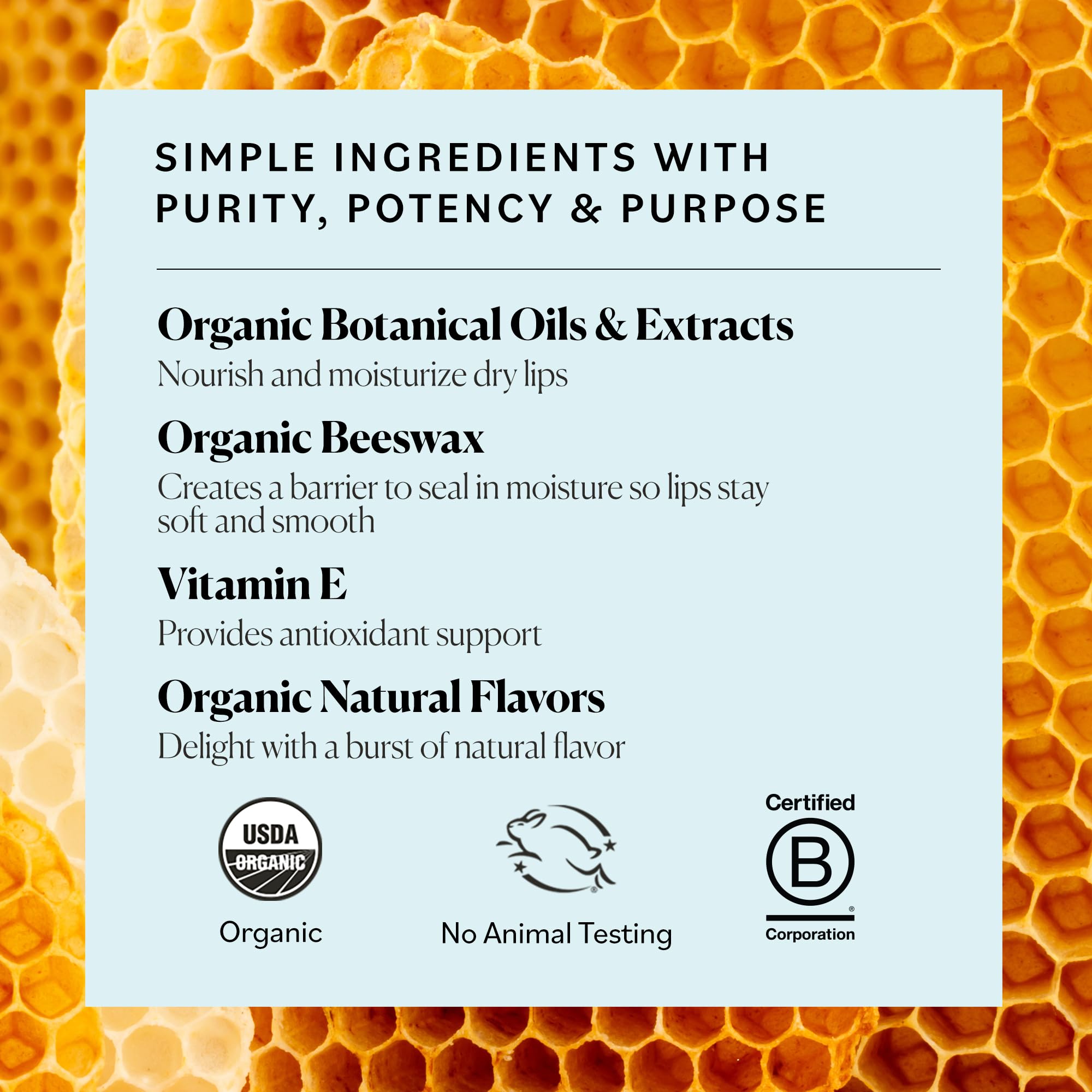 Sky Organics lip balm Ripe Strawberry – fruity moisture and soft strawberry scent.