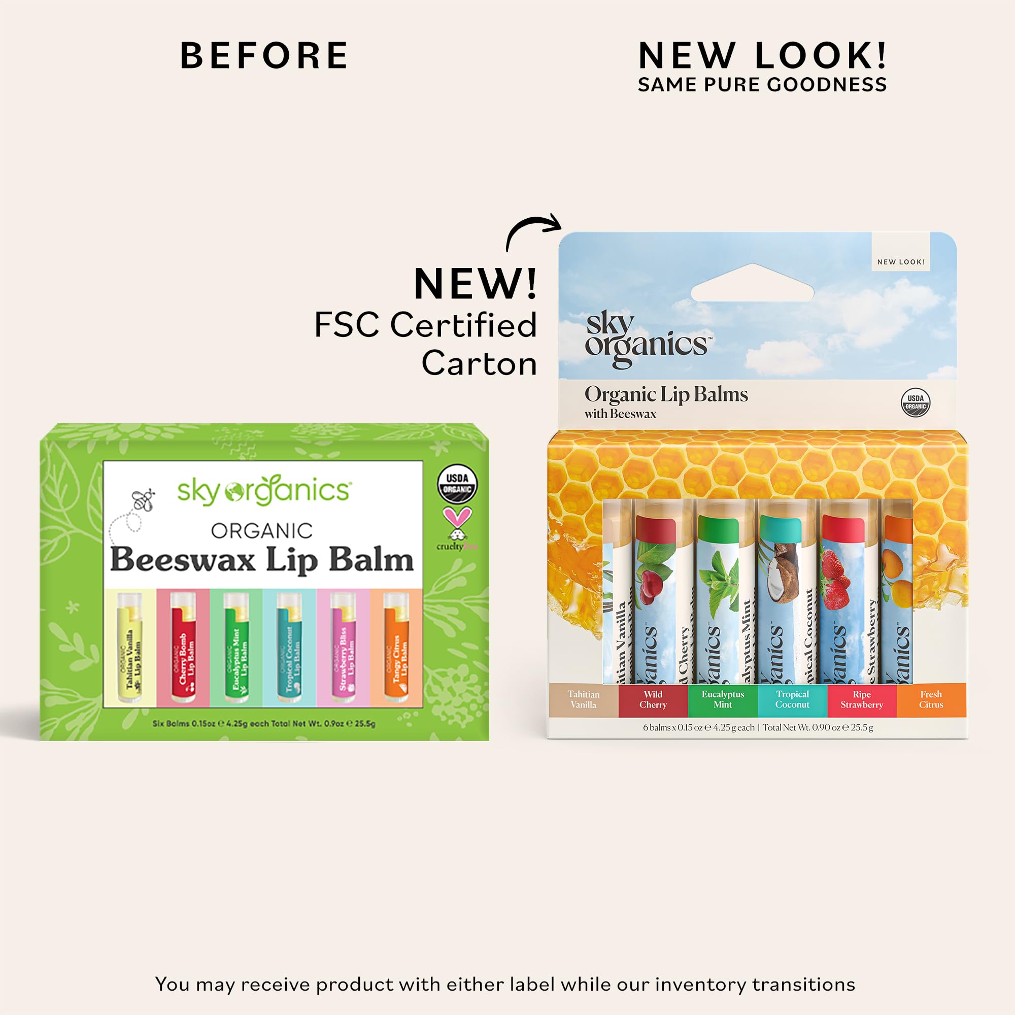 Sky Organics lip balm Wild Cherry – nourishing moisture and fruity cherry aroma.