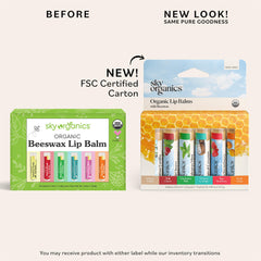Sky Organics lip balm Wild Cherry – nourishing moisture and fruity cherry aroma.