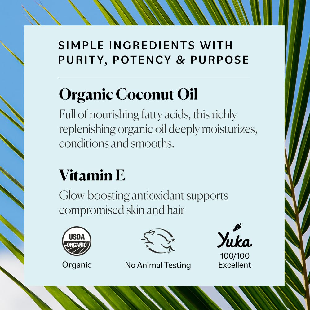 Sky Organics Organic Coconut Oil skin application demonstrates massage-able moisture and quick absorption