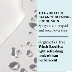 Sky Organics organic-witch-hazel-tea-tree-ingredients highlight a simple, natural formula for clear skin
