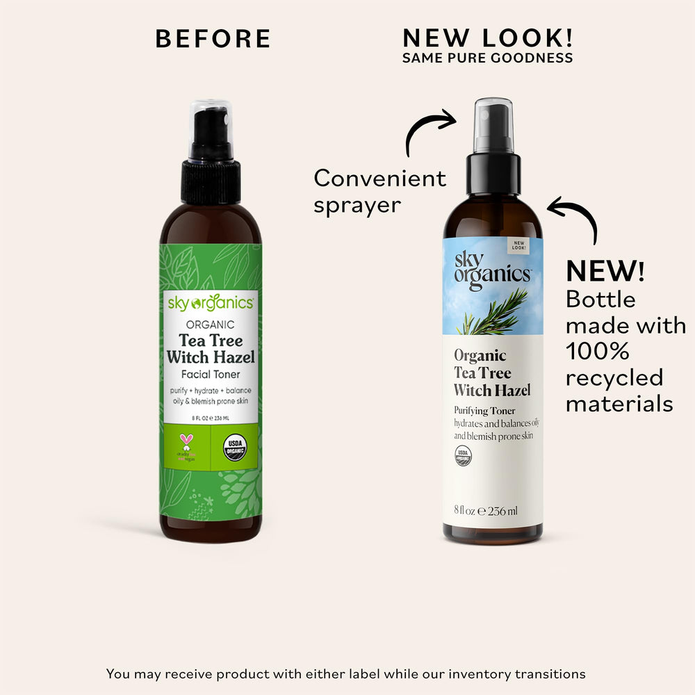 Sky Organics purifying-toner cotton-pad-application enables even, gentle toning for refreshed skin