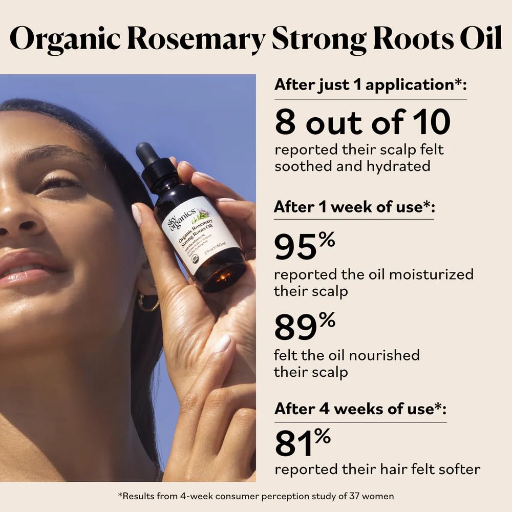 Patch-test label and safety note for Sky Organics rosemary oil
