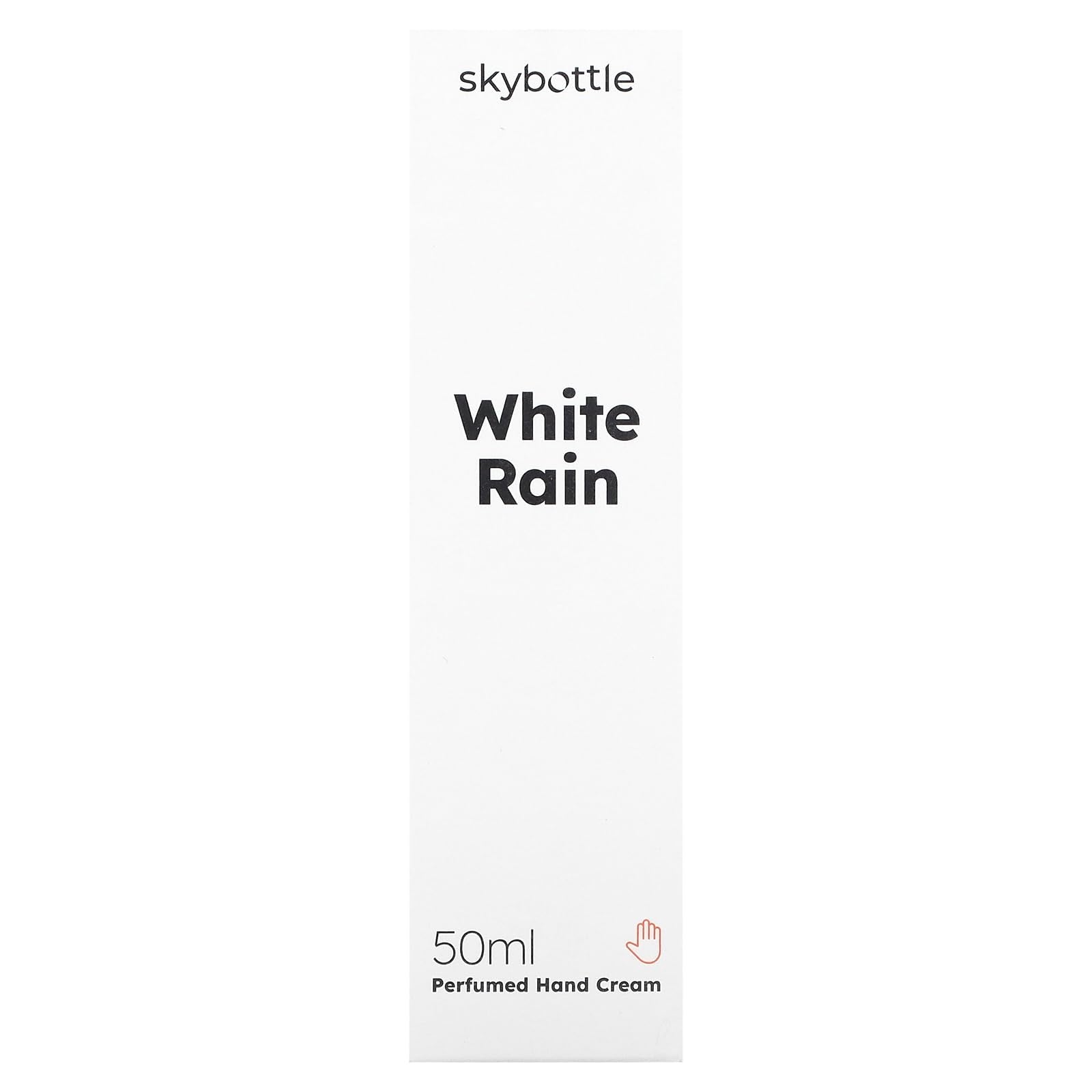 skybottle hand cream application close-up for dry skin relief.