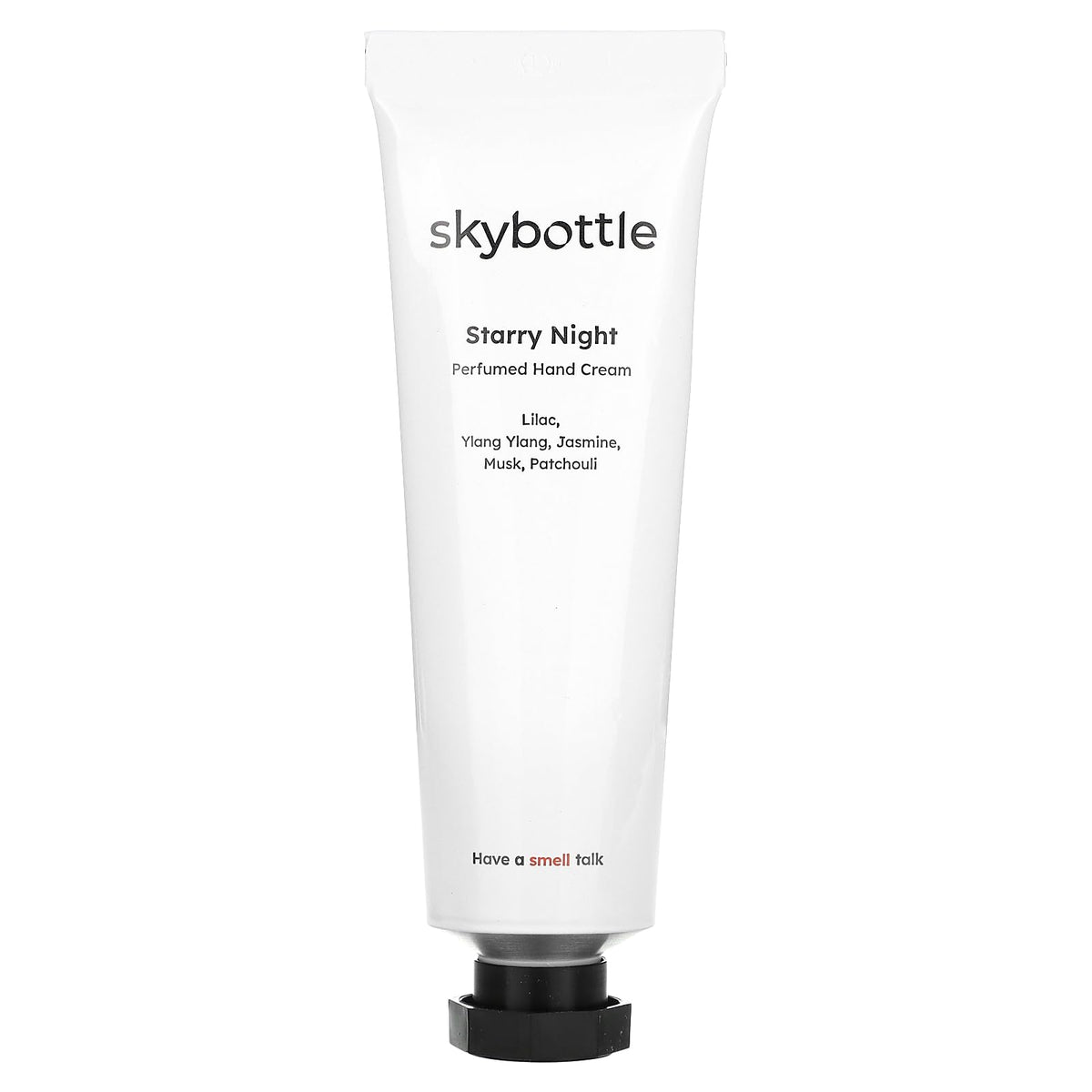 Skybottle hand cream fragrance-ylang-ylang-musk close-up highlighting long-lasting scent and hydration.