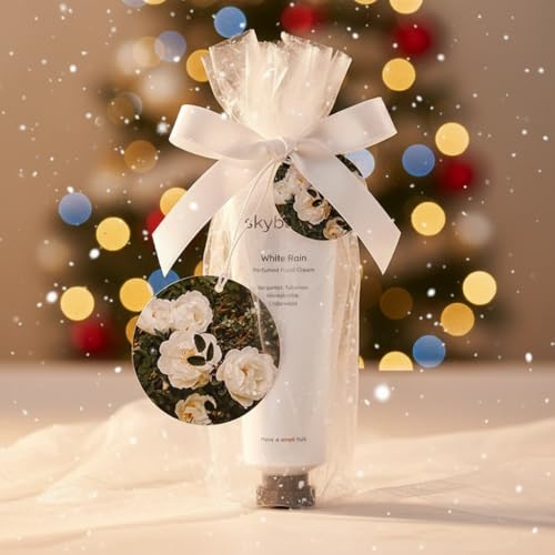 skybottle hand cream rose garden closeup highlighting white rose scent and hydration