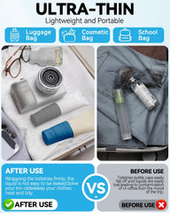 Skyconser cruise-ship-essentials silicone sleeves; protect toiletries on voyages.