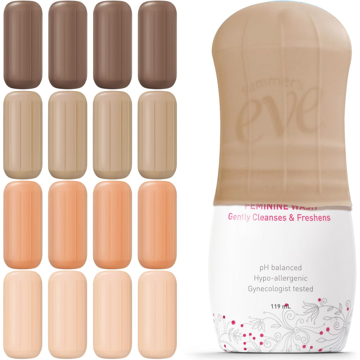 Skyconser silicone bottle cover Milk Tea color protects toiletries from leaks on the go