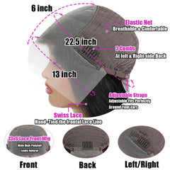 SkyGrow glueless Swiss lace detail allows comfortable, secure wear.