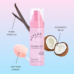 Skylar Boardwalk Delight ingredient label highlights clean formula