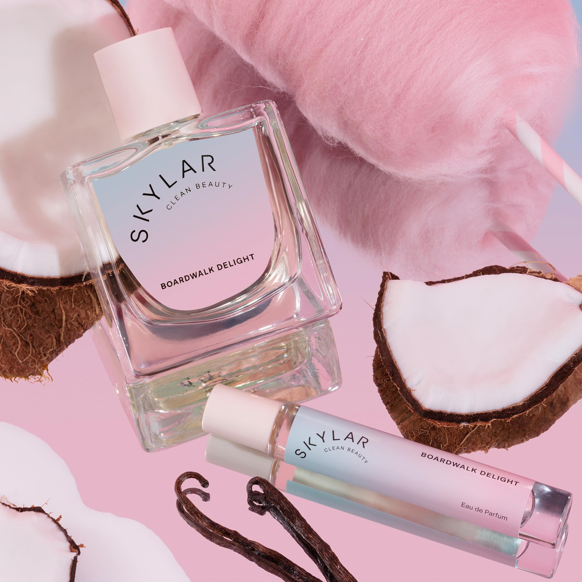 Skylar Boardwalk Delight vanilla note adds warm, comforting scent