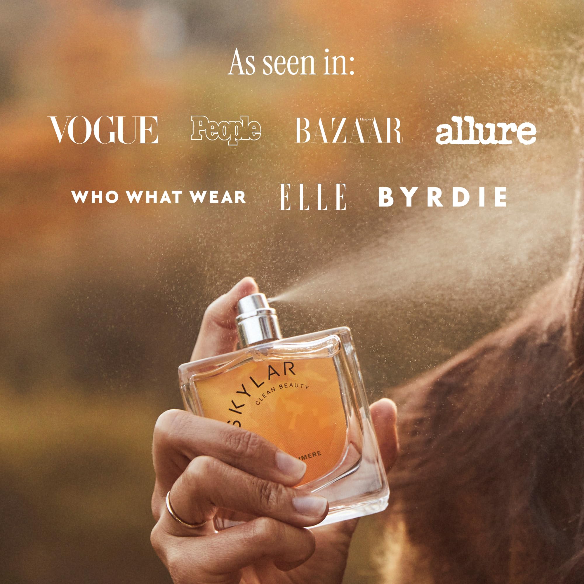Skylar Fall Cashmere packaging emphasizes vegan, clean luxury.