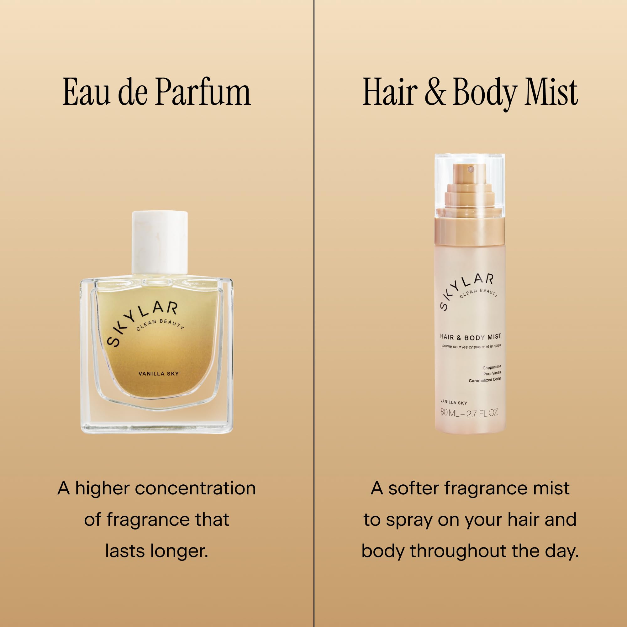 Skylar Vanilla Sky go-anywhere mist ideal for travel or gym days.