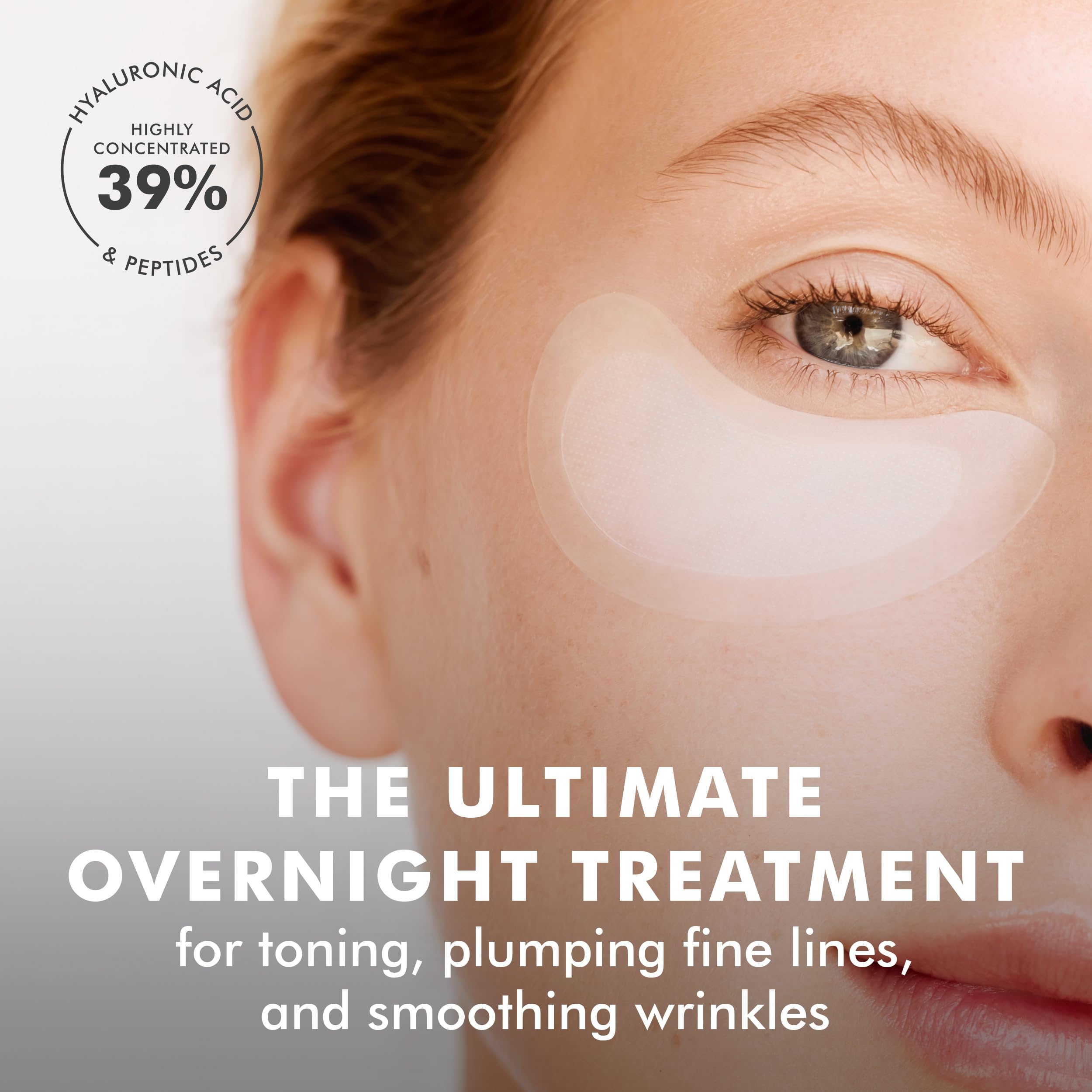 Skyn ICELAND under-eye patches close-up reveals micro-needle technology delivering actives